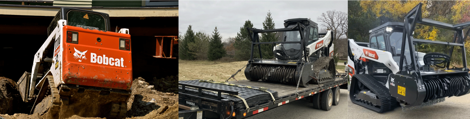 G&K Equipment Rental - Collage of Bobcats